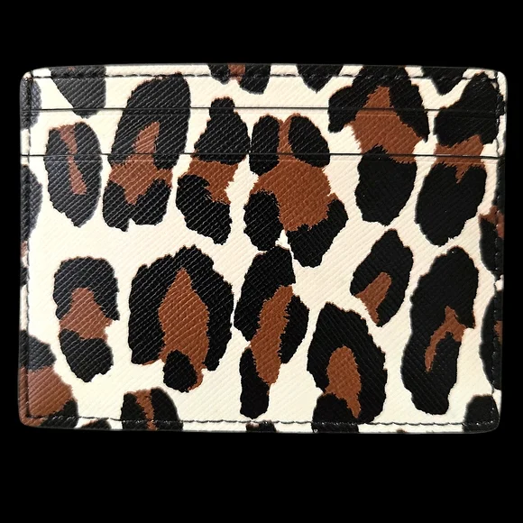 Kate Spade Leopard Cardholder - Picture 2 of 4